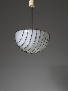 Lámpara colgante "Griglia" de Adalberto Dal Lago para Esperia, Italia, años 70