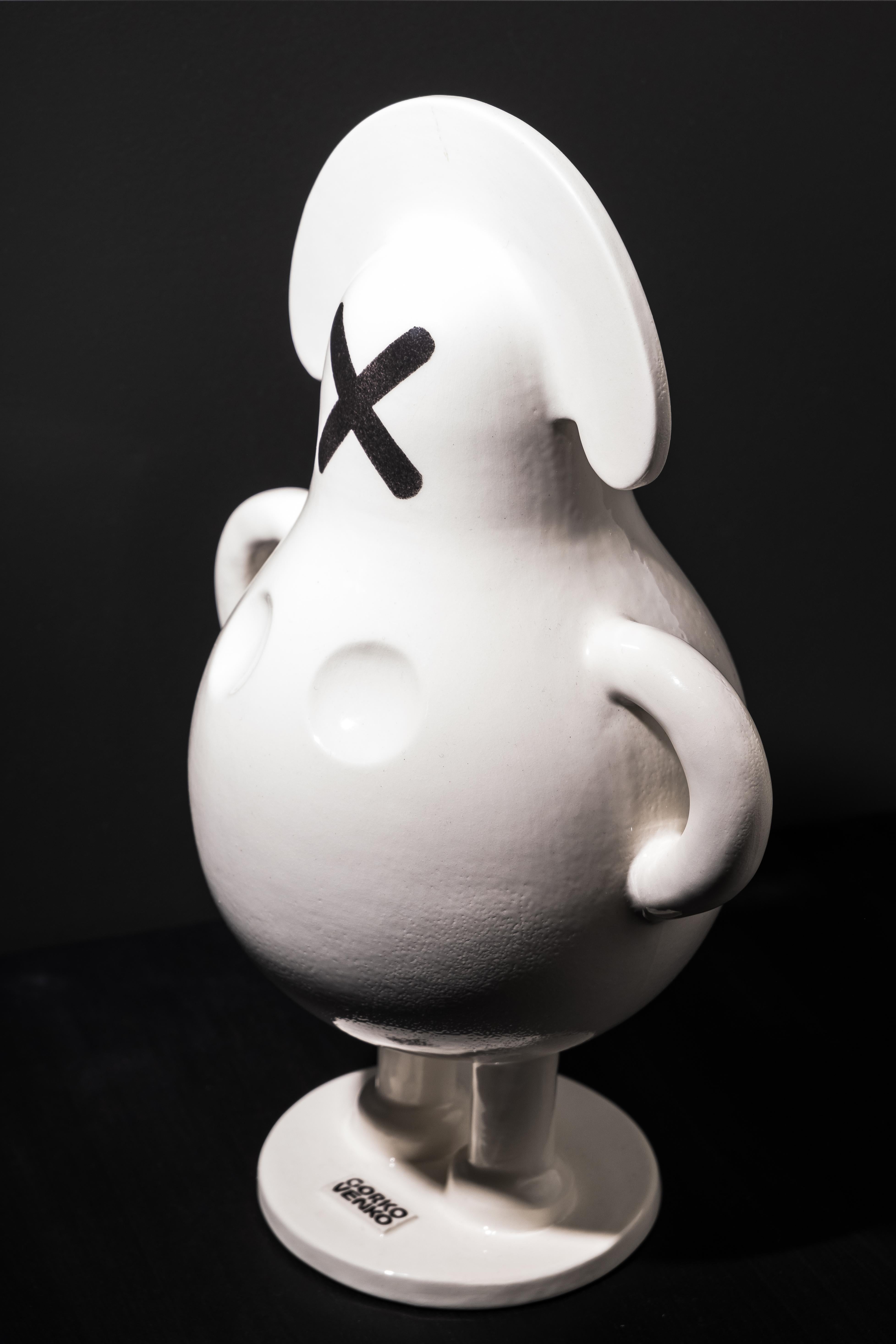 „SHURA CROSS“ Keramik-Skulptur „10“ x 6,5“ Zoll von Grigorii Gorkovenko im Angebot 3