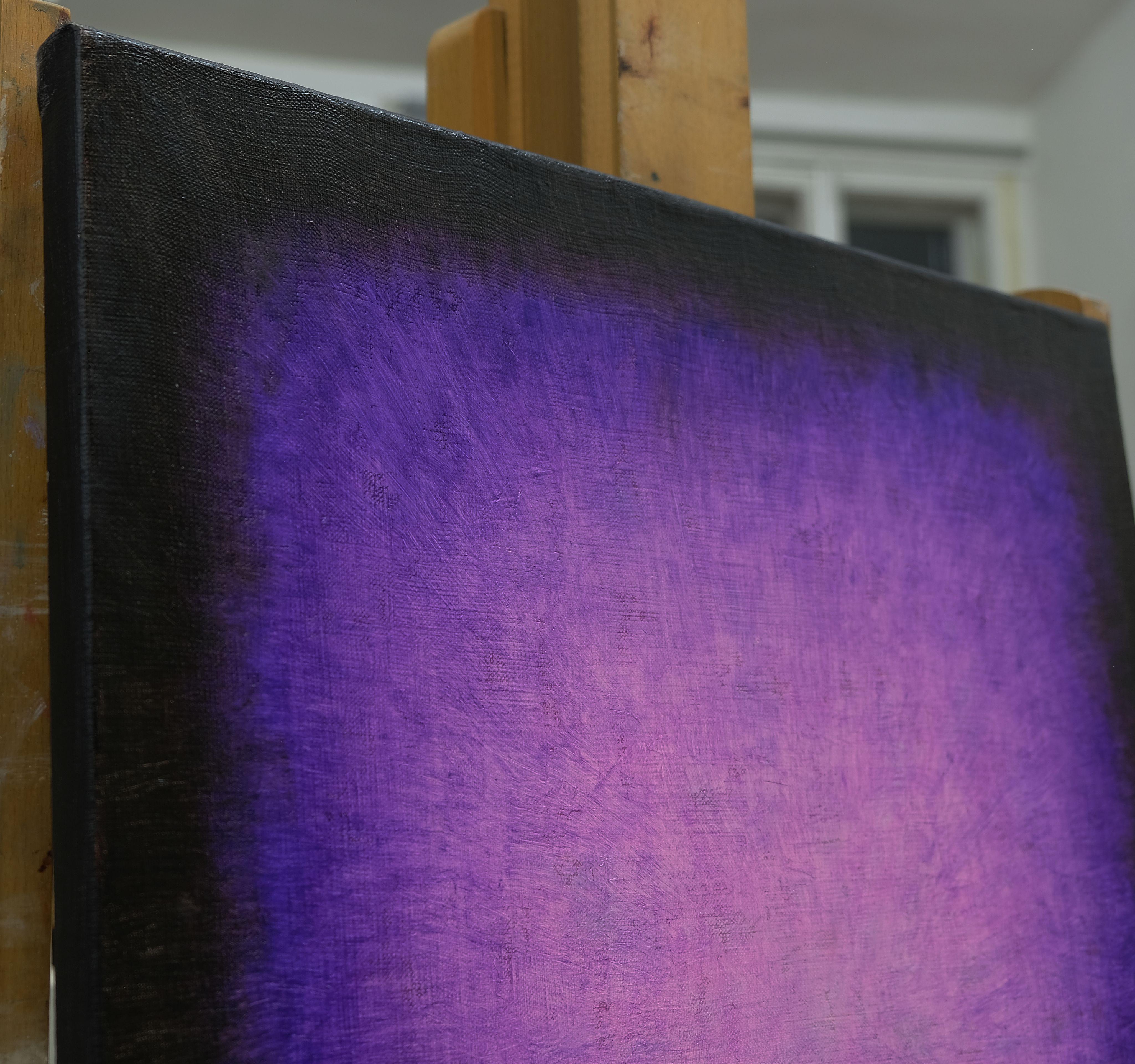 Light OF INFINITY (Violett), Abstract Painting, von Grigorij Ivanov
