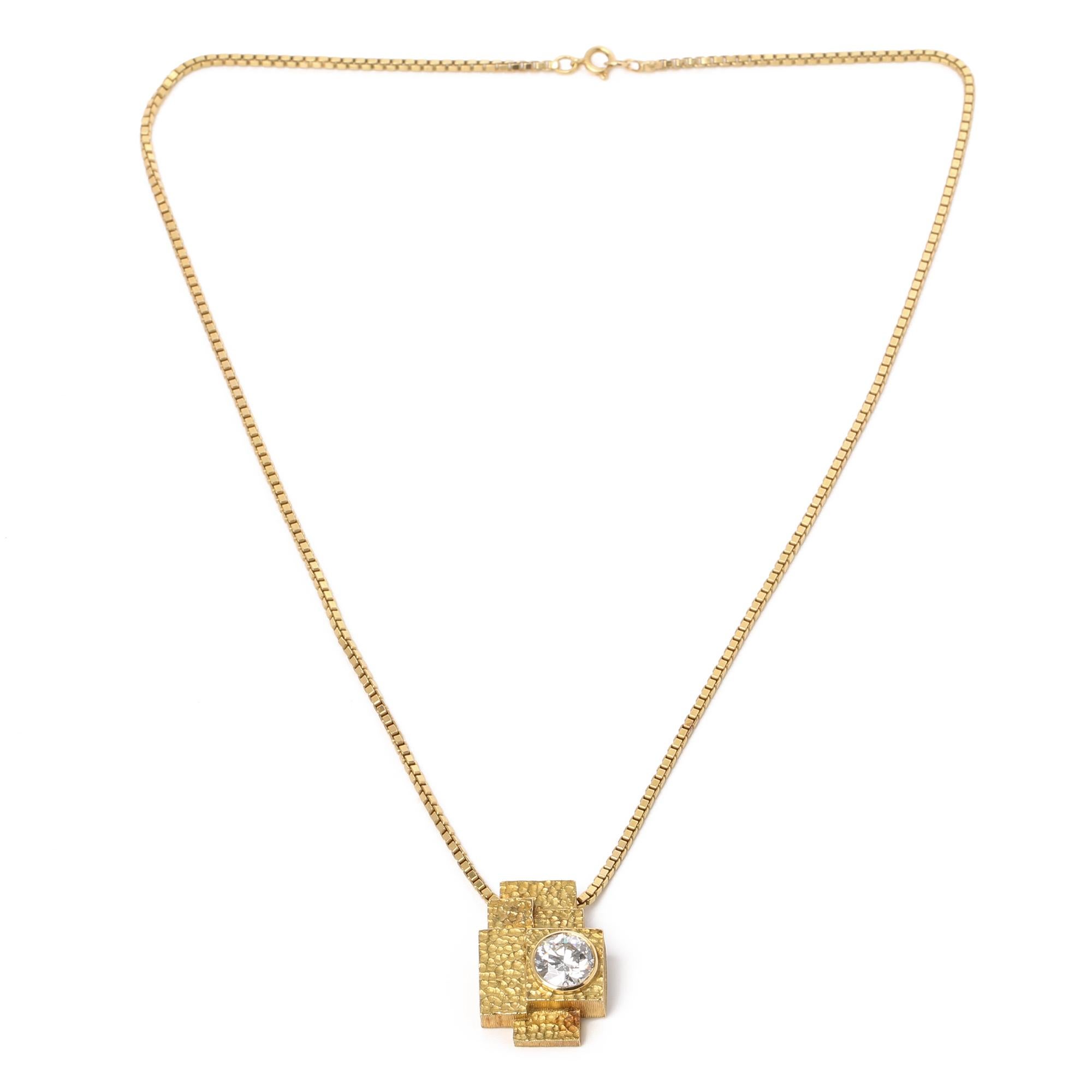 Women's or Men's Grima 2.18ct Diamond Bespoke Pendant Necklace