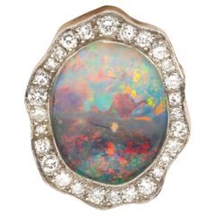 Grima Opal and Diamond Ring