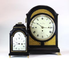 Grimaldi and Johnson, Strand, London. Miniature Bracket Timepiece