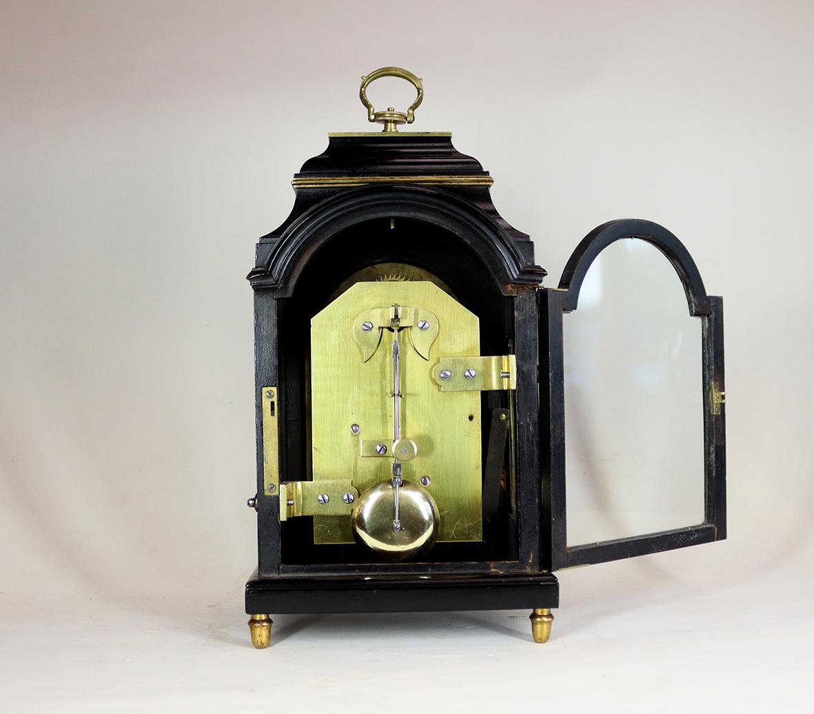 Early 19th Century Grimaldi and Johnson, Strand, London. Miniature Bracket Timepiece For Sale