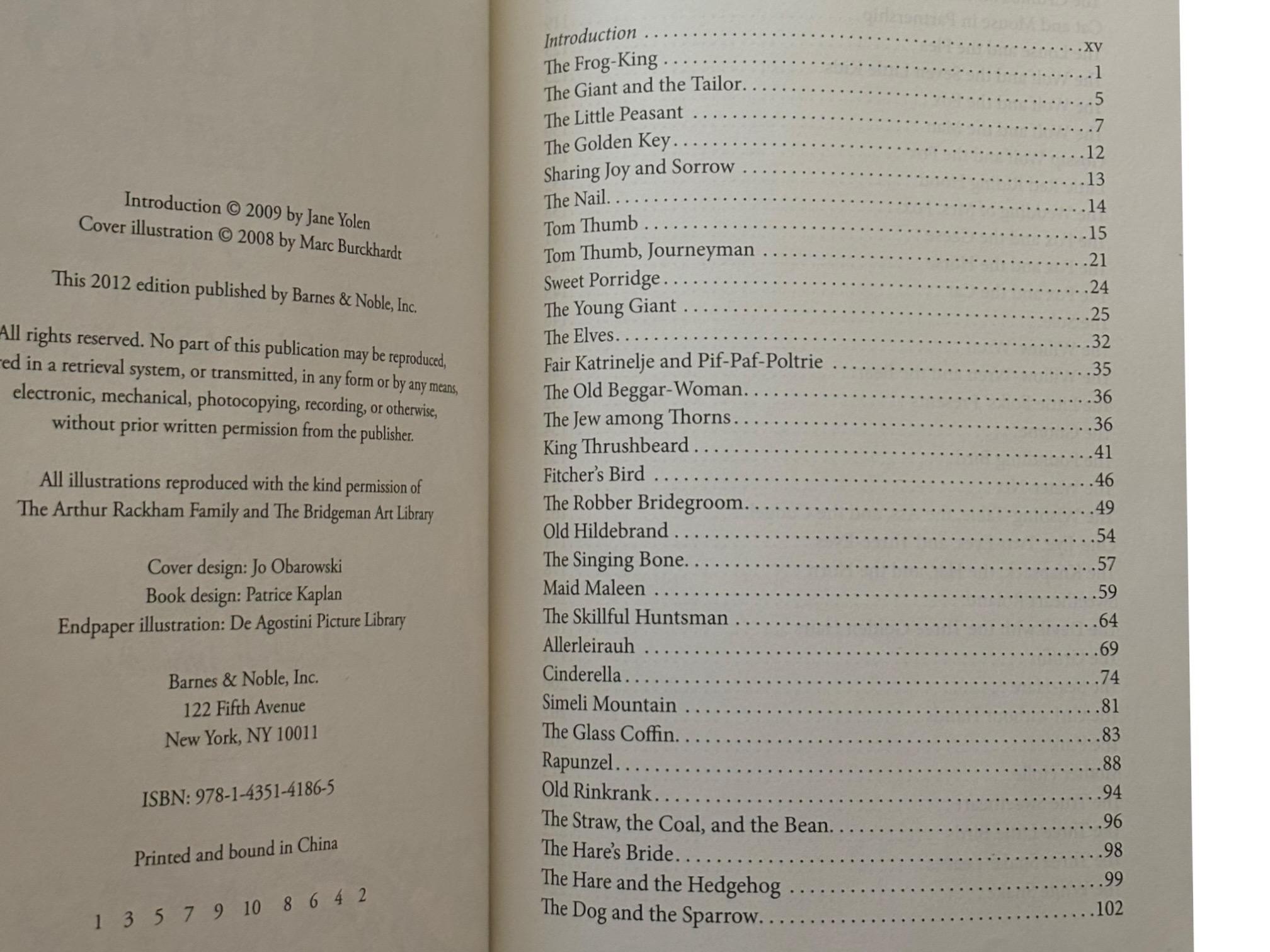 Contemporary Grimm's Complete Fairy Tales For Sale