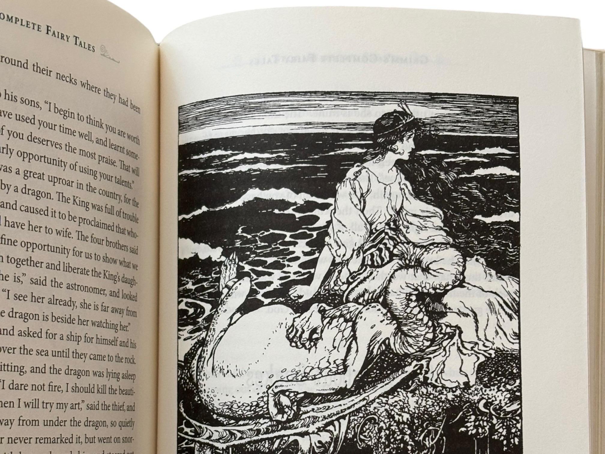 Leather Grimm's Complete Fairy Tales For Sale