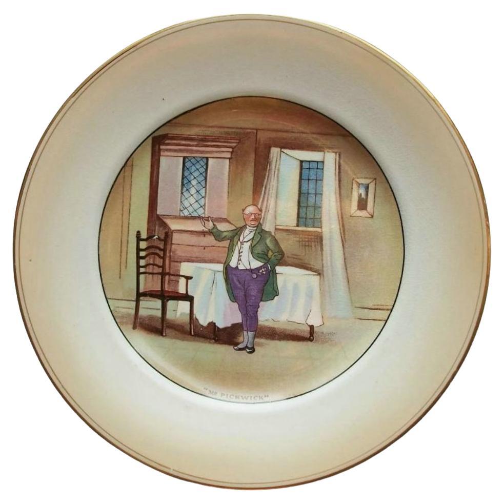 GRIMWADES - 'Mr Pickwick' - Vintage Dickens Souvenir Plate - Mid 20th Century For Sale