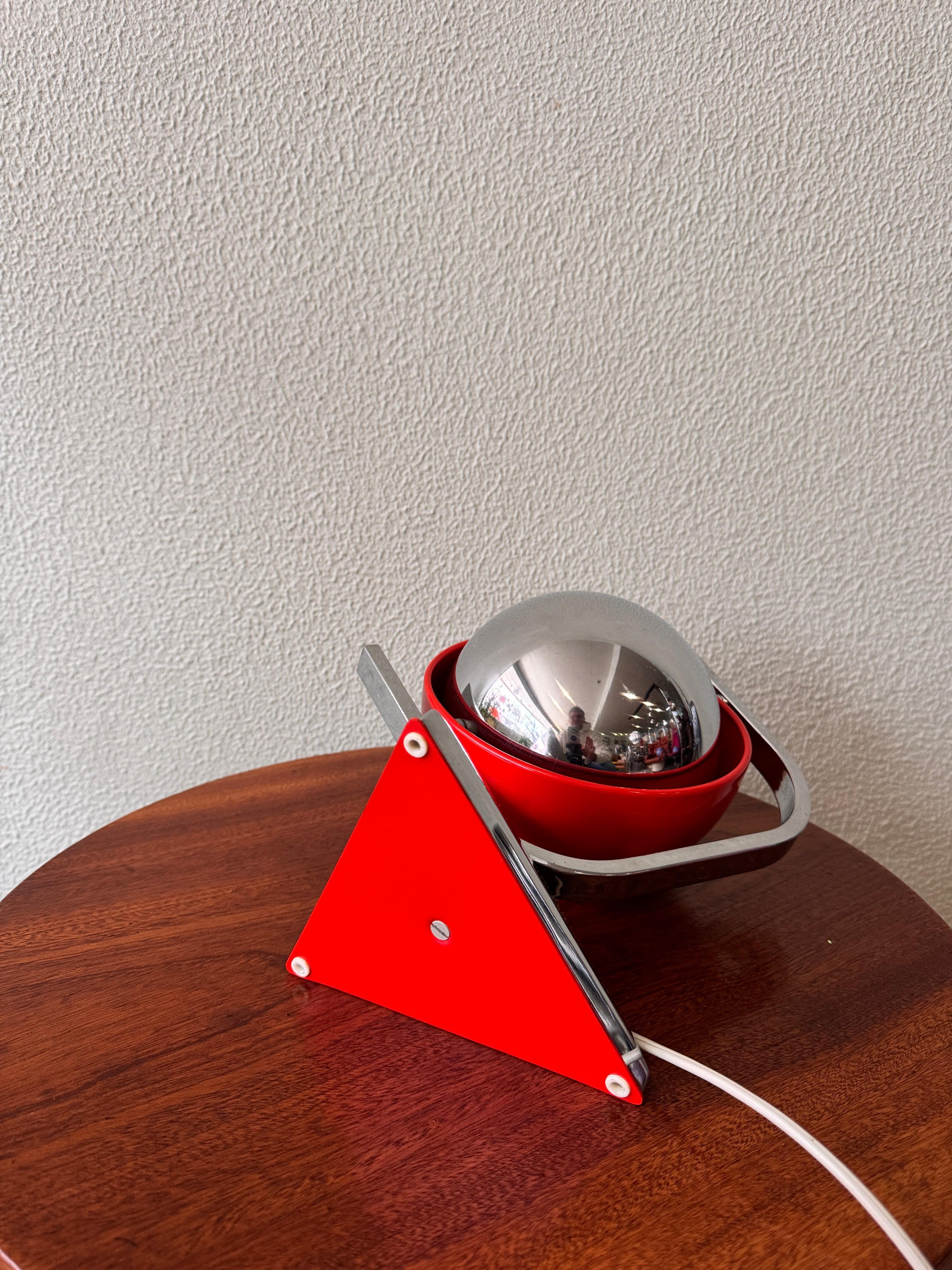Grin Luz Space Age Eyeball Table Lamp by Luis Pérez de la Oliva, 1970's For Sale 6