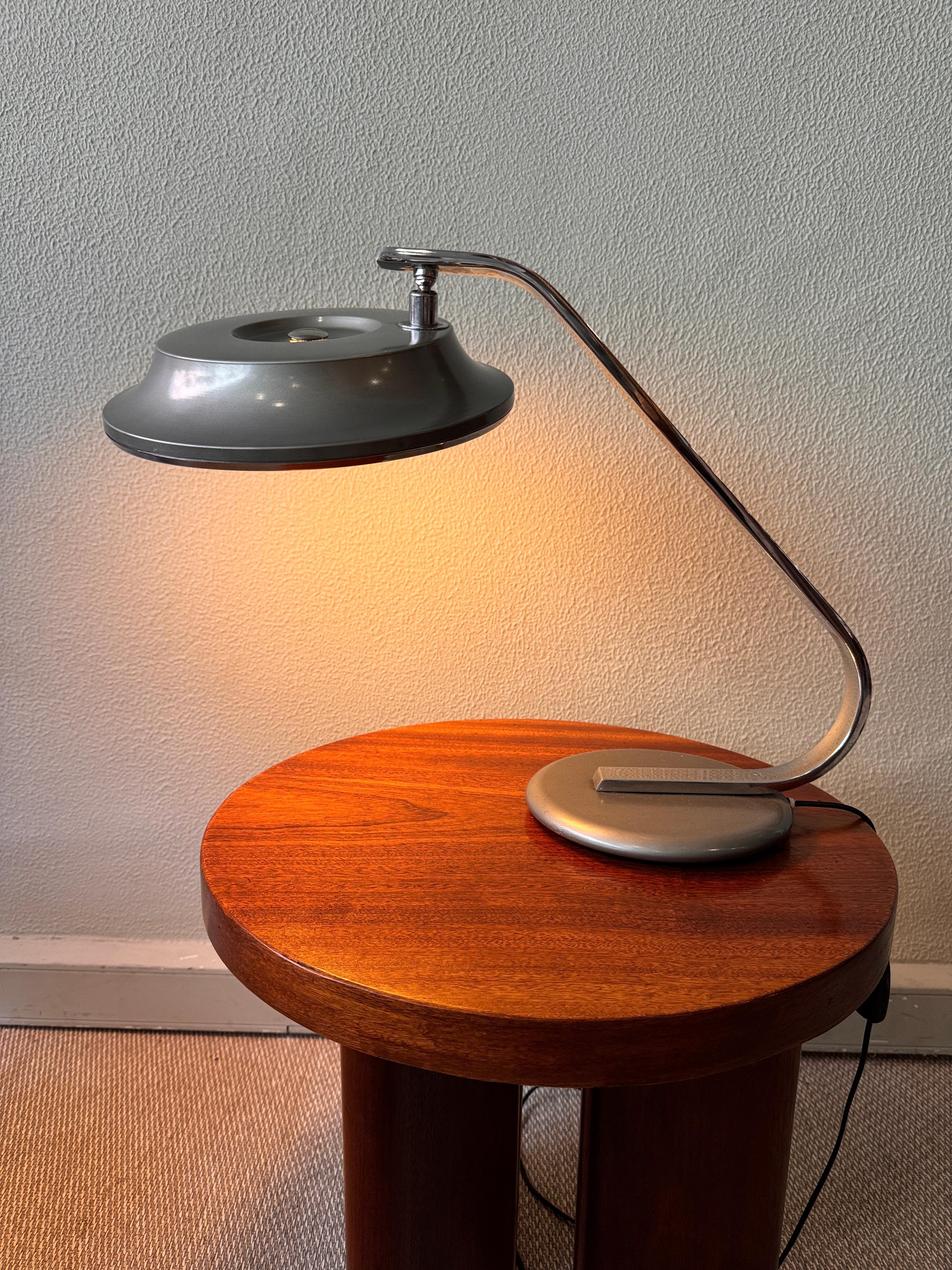 Spanish Grin Luz Table Lamp by Luis Perez de la Oliva, 1970's