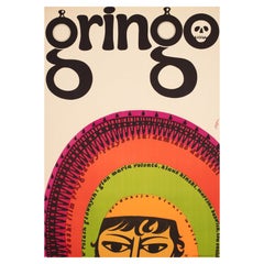 Gringo 1967 Polish A1 Film Movie Poster, Flisak