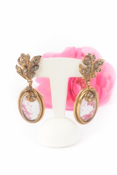 Boucles d'oreilles Gripoix 1980