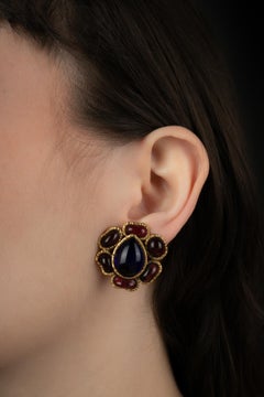 Gripoix earrings bt Thierry Gripoix circa 1990