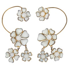 Gripoix earrings 'Ear Cuff' circa 1960-1970