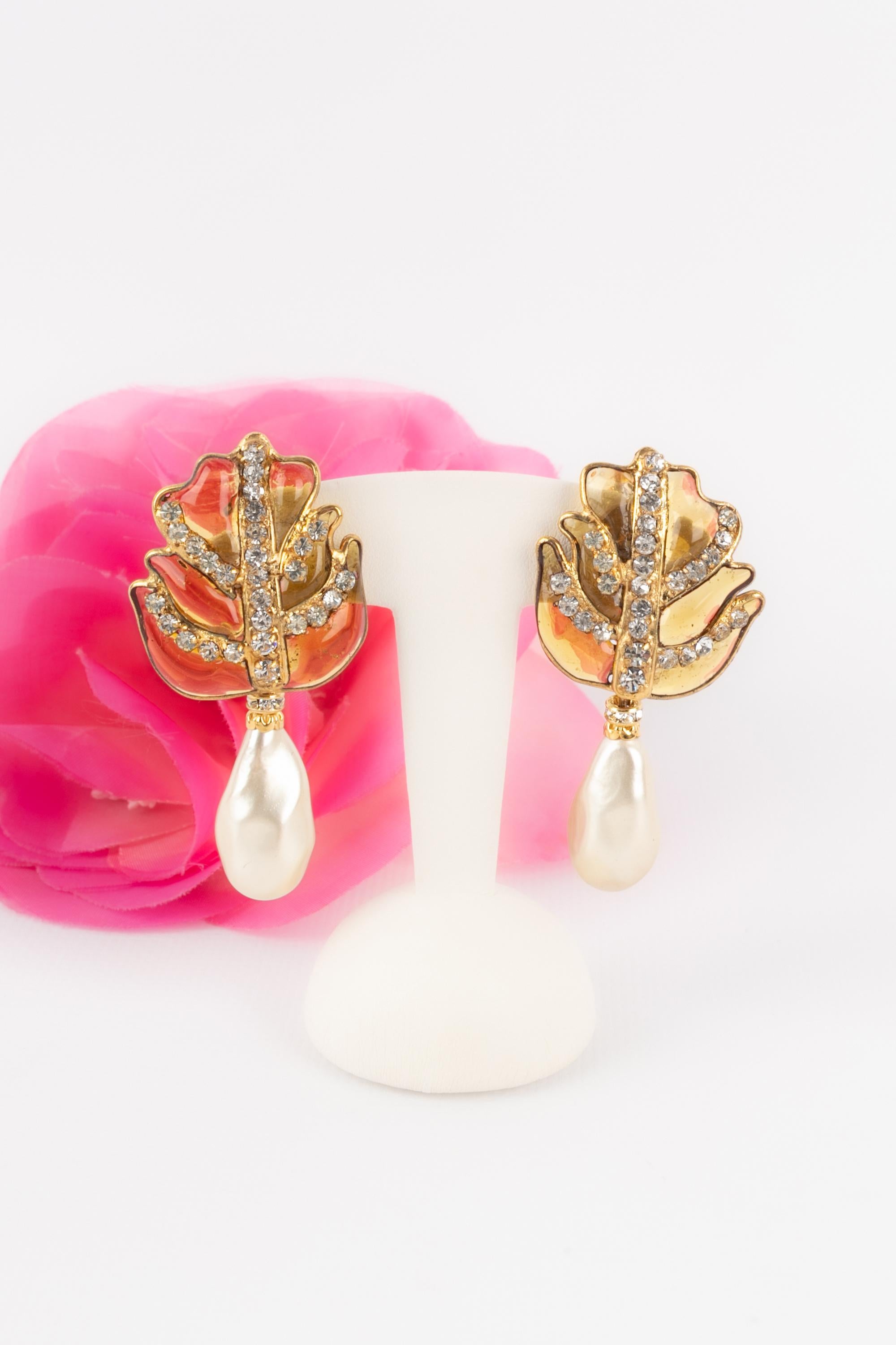 Boucles d'oreilles Gripoix Bon état - En vente à SAINT-OUEN-SUR-SEINE, FR