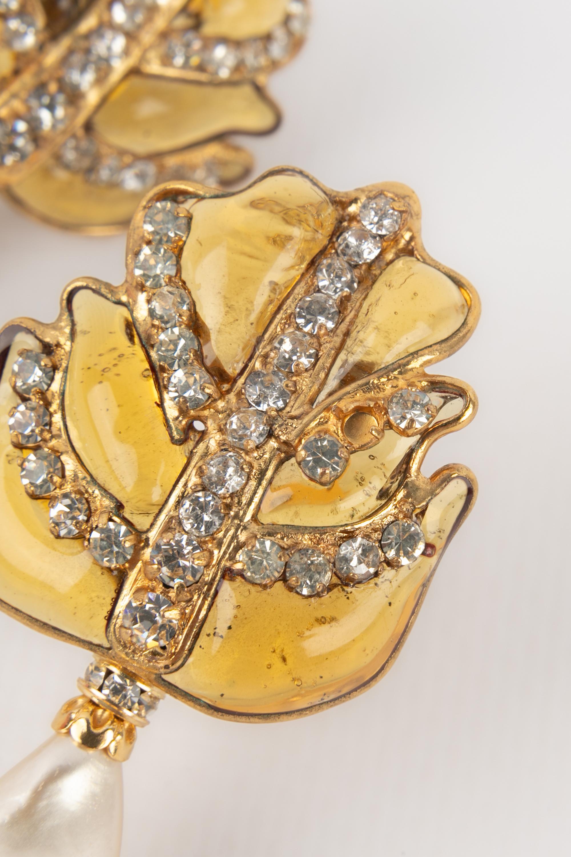 Boucles d'oreilles Gripoix en vente 4