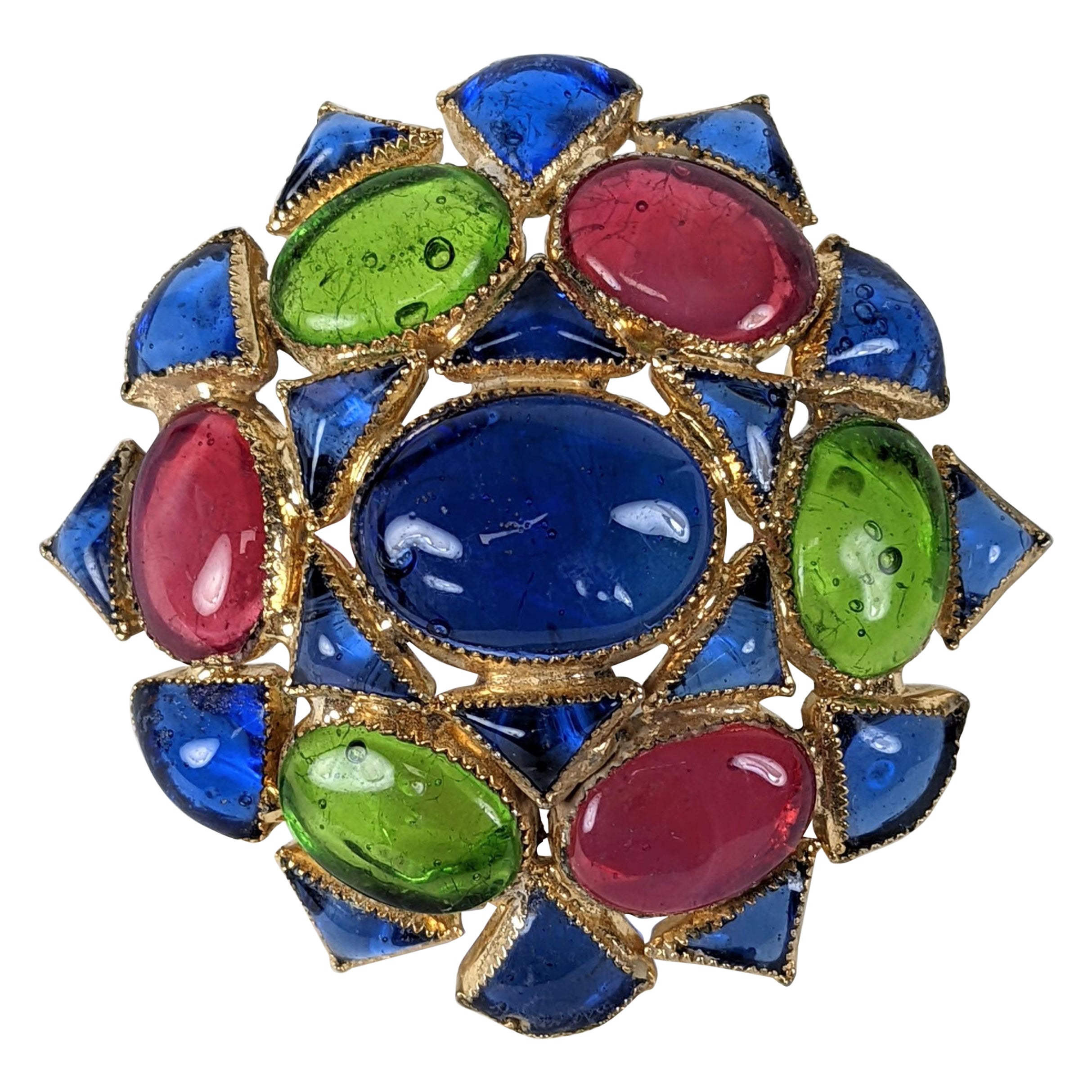 Broche de cristal Gripoix De Nicola