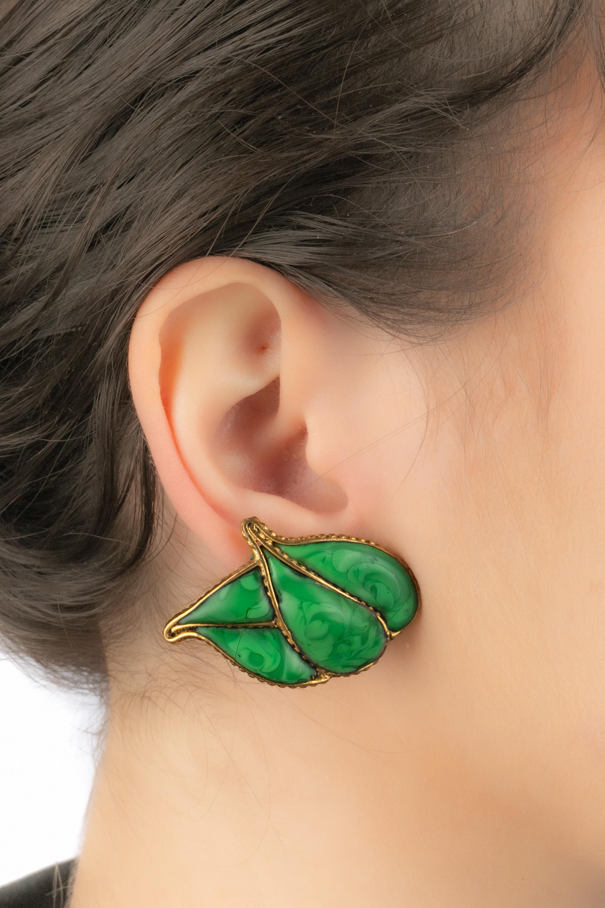 Orecchini Gripoix in vendita 4