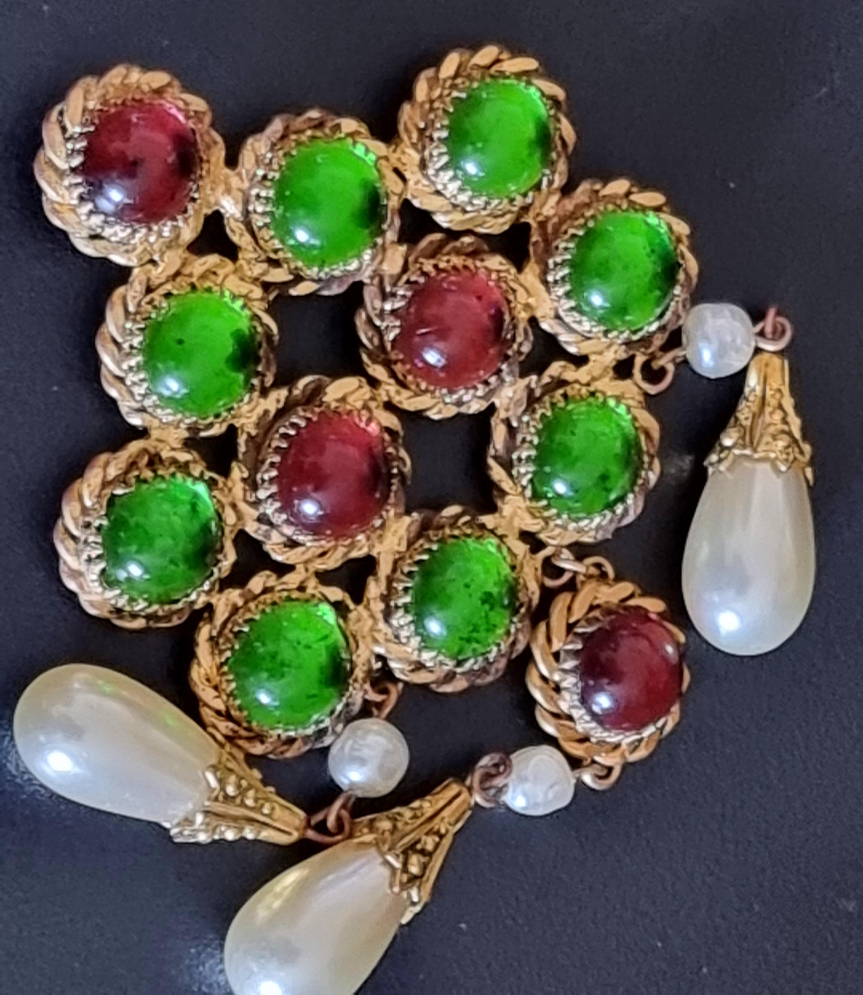 GRIPOIX, magnifique grand modèle BROOCH ancien rare et vintage en vente 3