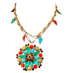 Gripoix Paris Summer In Greece Pendant