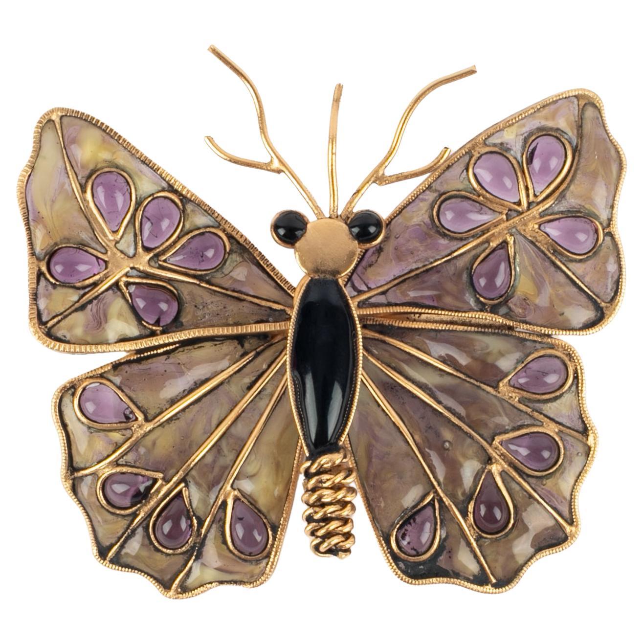 Gripoix vintage 'butterfly' brooch