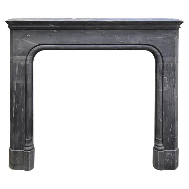 Gris D’Ardenne Marble front fireplace mantle 20th Century