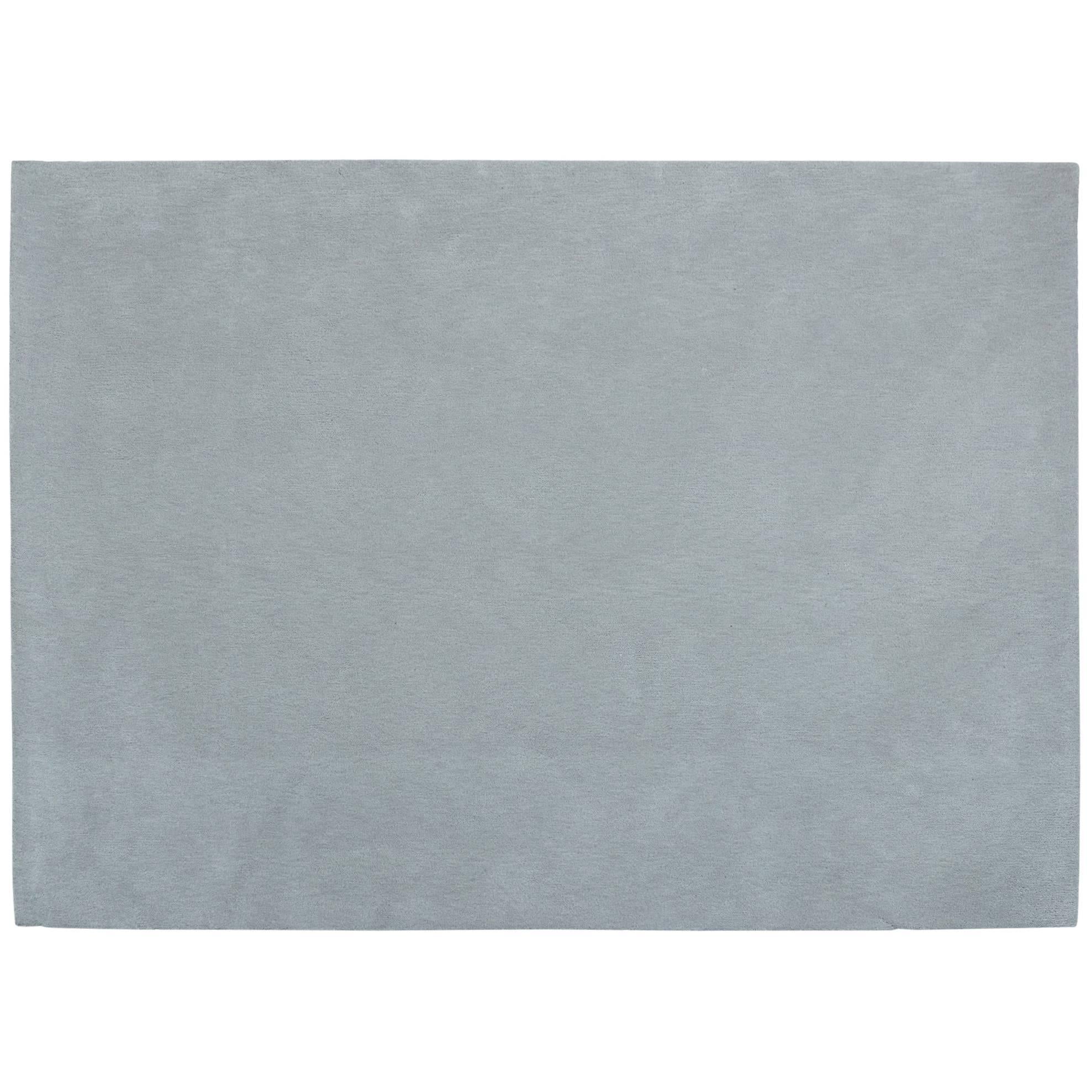 Tapis gris « Gris Pinton » tufté à la main en gris de Pinton en vente
