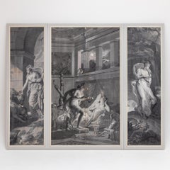 Grisaille Wallpaper from the series "Psyche", France 19th Century