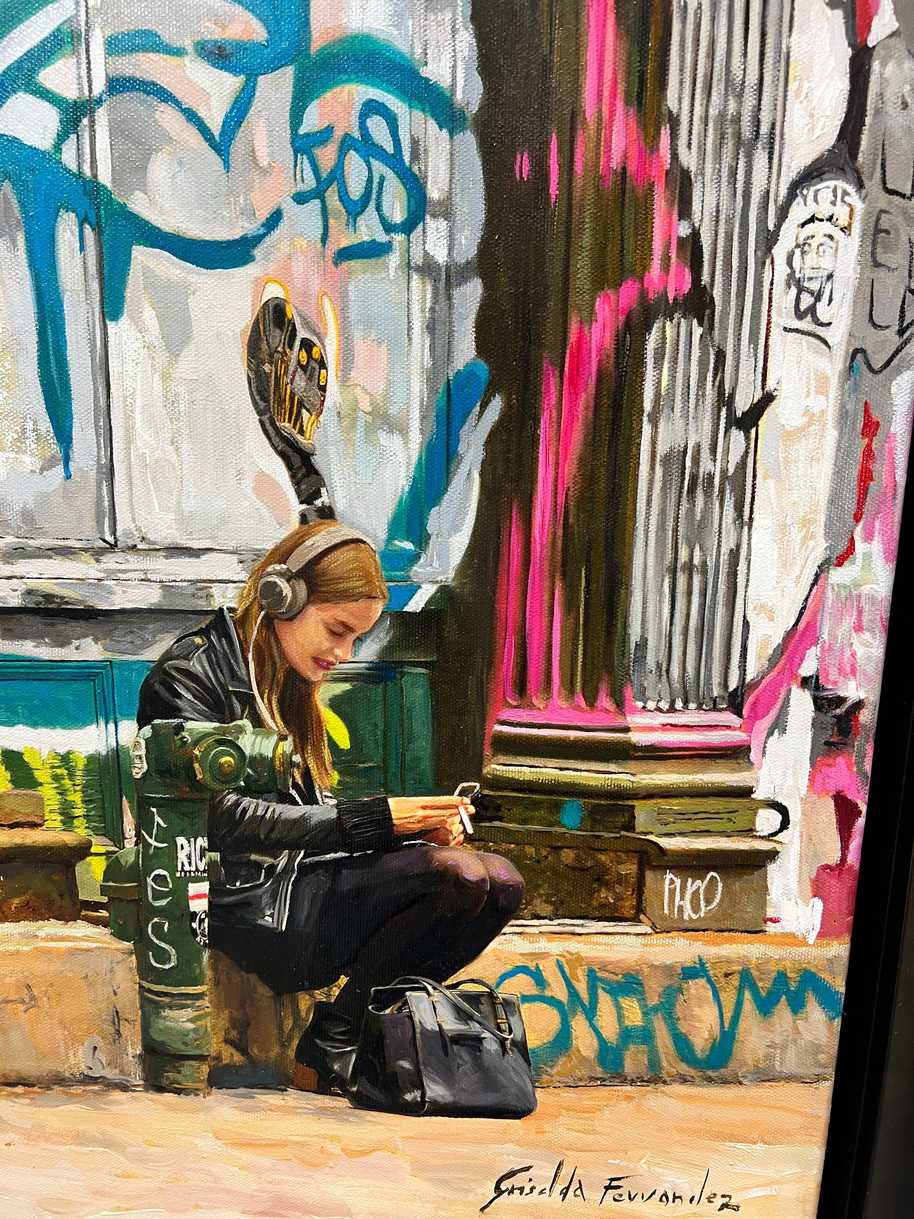 Rotura de graffiti - Painting de Griselda Ferrandez