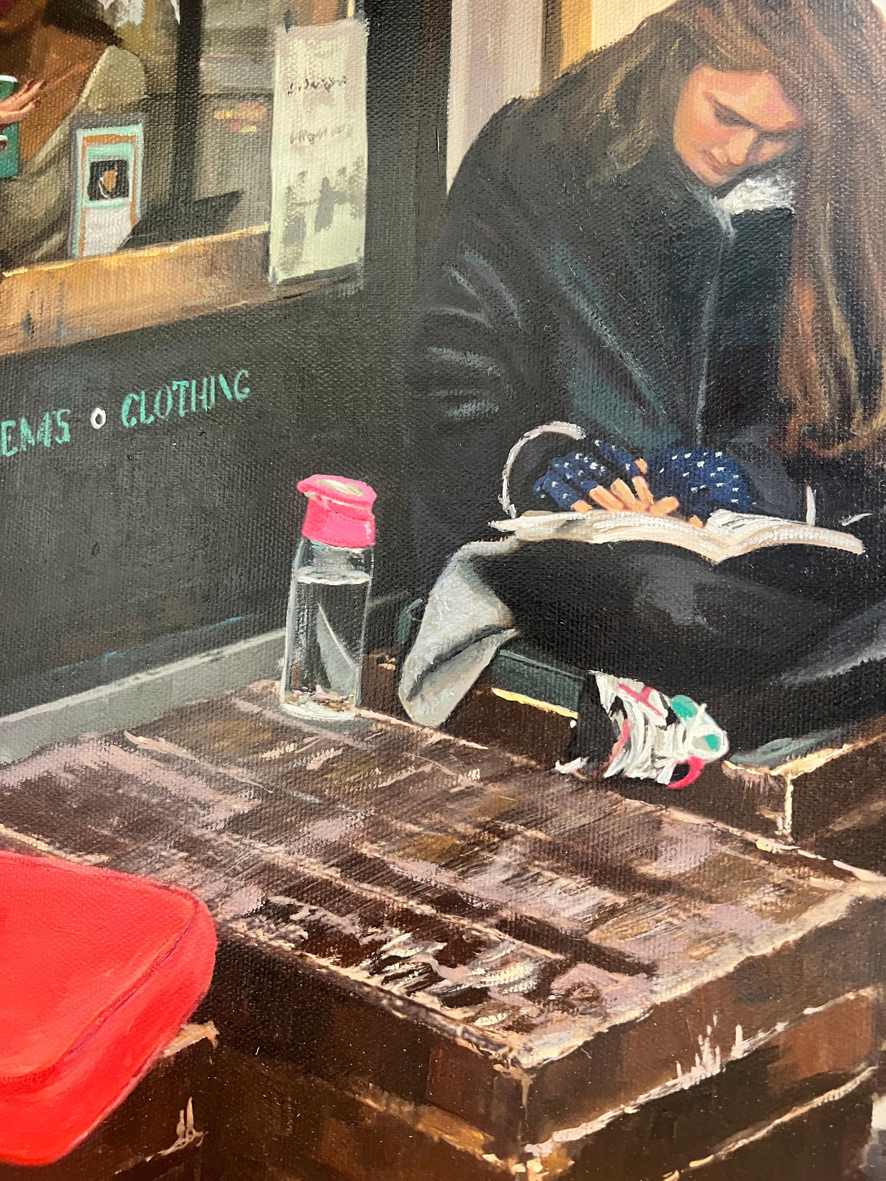 Questo articolo è in condizioni eccellenti, mostrato solo in una galleria.
Griselda Ferrandez è nata a Barcellona, una città cosmopolita e aperta. Dal suo balcone poteva contemplare il mare e osservare il passaggio dei treni merci diretti al porto