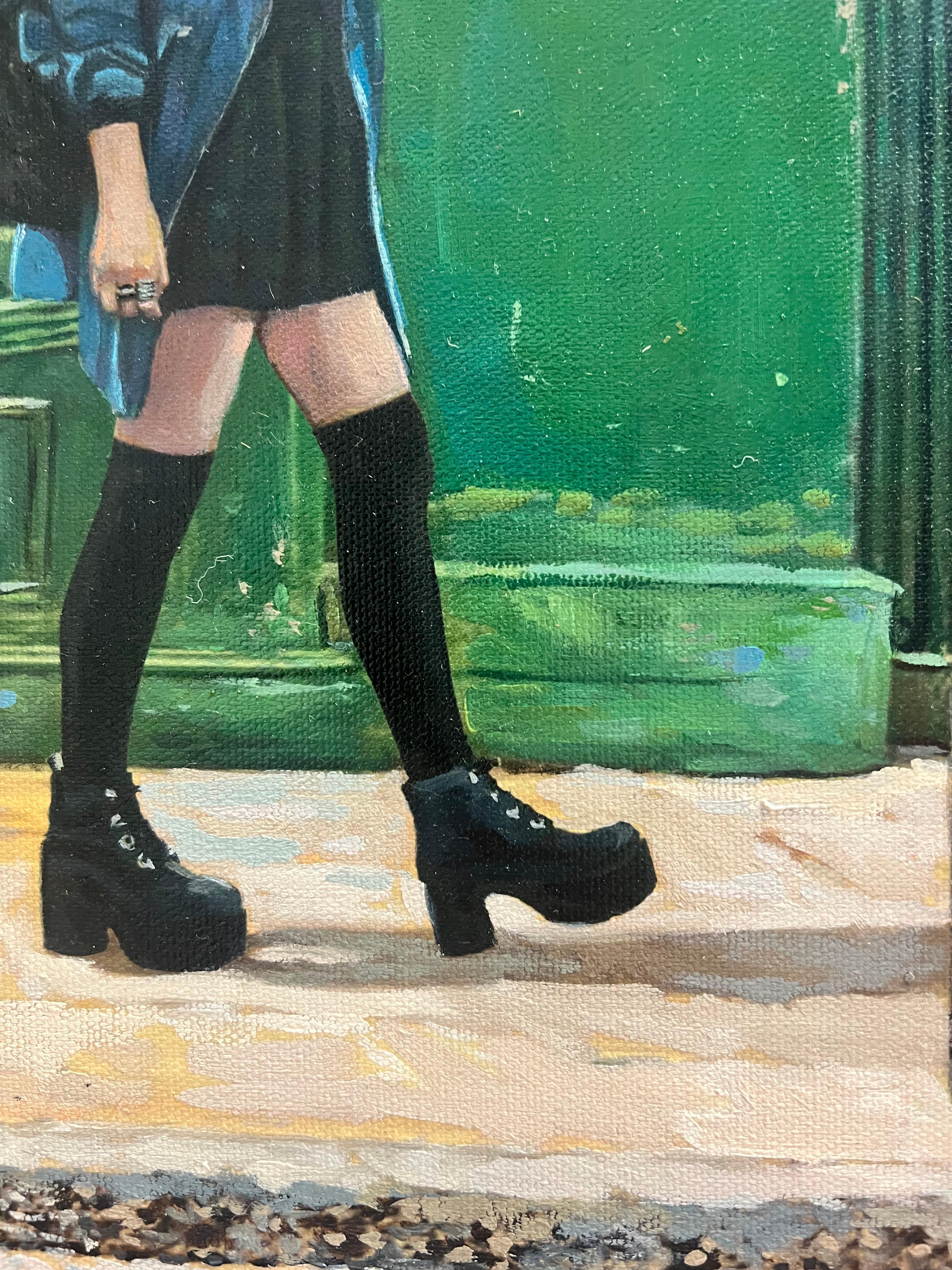 Jungling urbano - Painting di Griselda Ferrandez