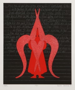 Anghel, Konzeptuelle Radierung mit Aquatinta von Grisha Bruskin