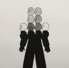 Litza II, acquaforte concettuale con acquatinta di Grisha Bruskin