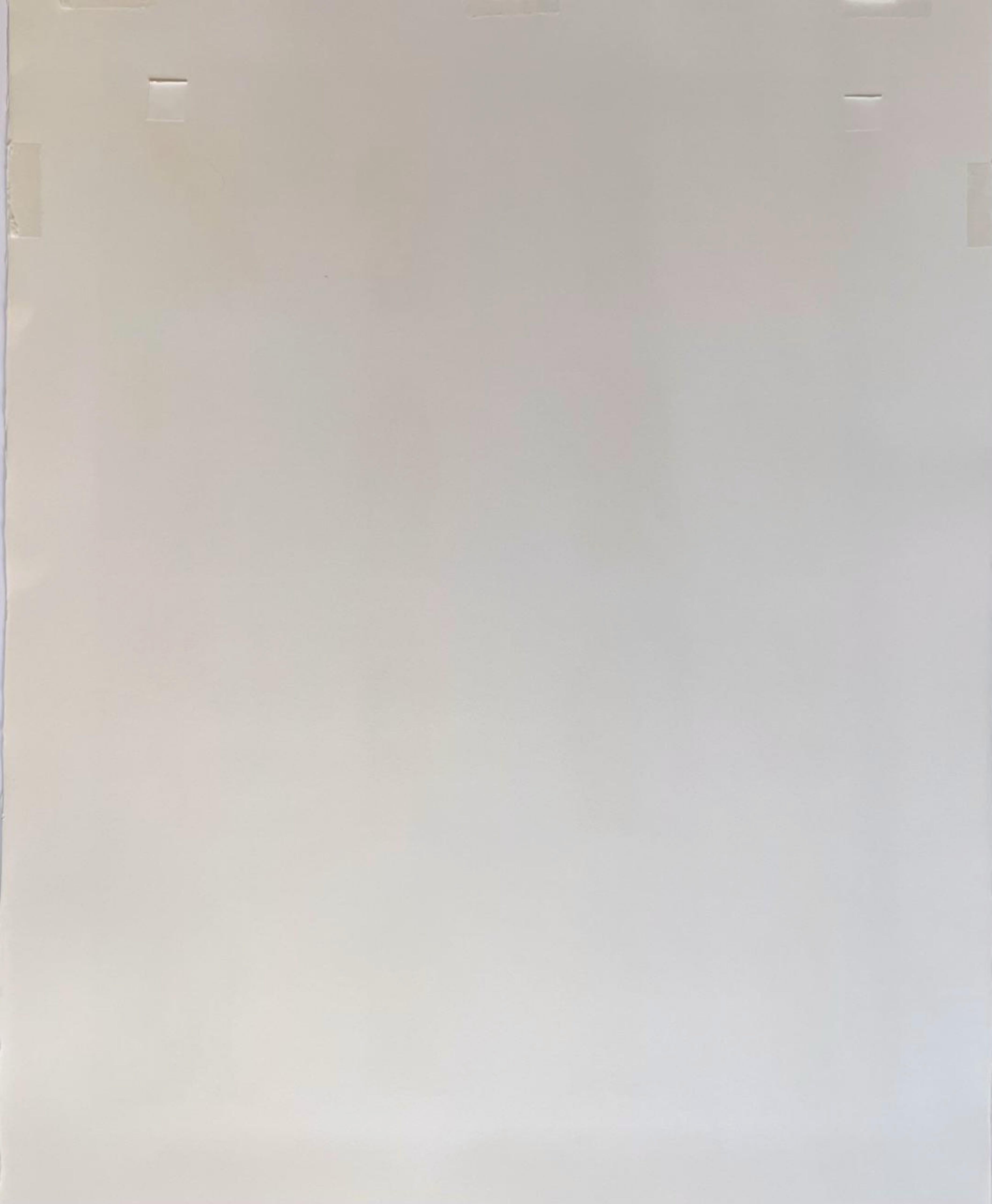 Nota D, serigrafía del famoso artista judío disidente ruso-americano Firmado/N - Figurative Print Beige de Grisha Bruskin