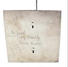 Adam Kadmon („Vision“), Kabbalistische jüdische russische Skulptur, signiert und beschriftet