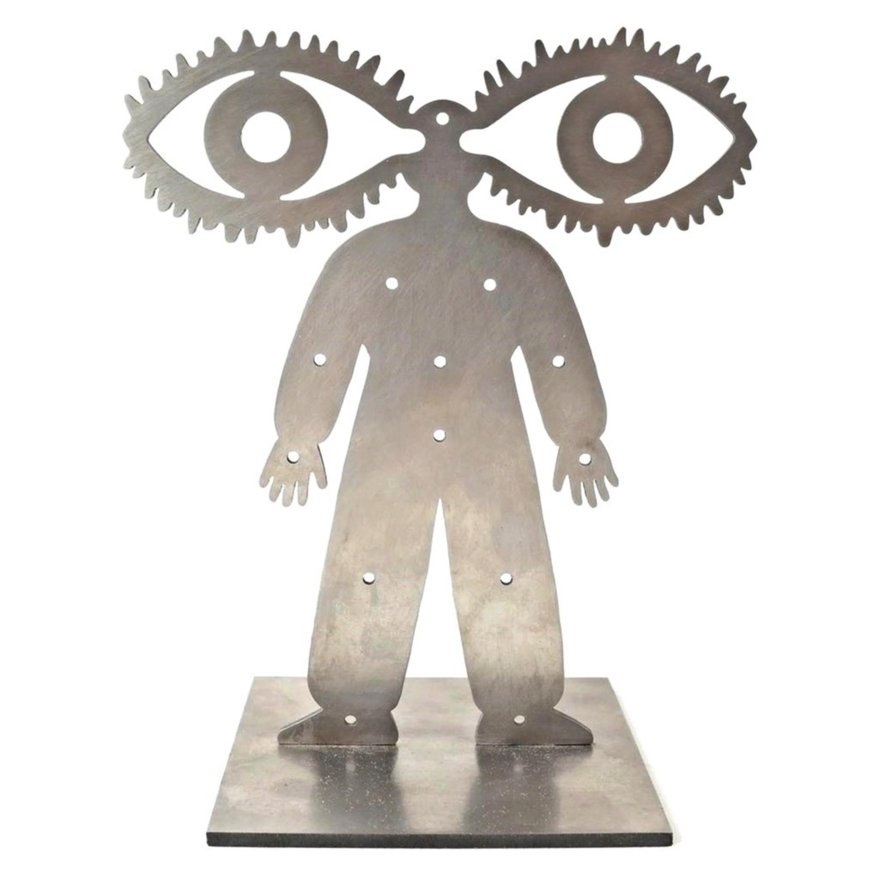 Adam Kadmon („Vision“), Kabbalistische jüdische russische Skulptur, signiert und beschriftet