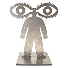 Adam Kadmon ("Visión"), escultura cabalística judía rusa firmada e inscrita