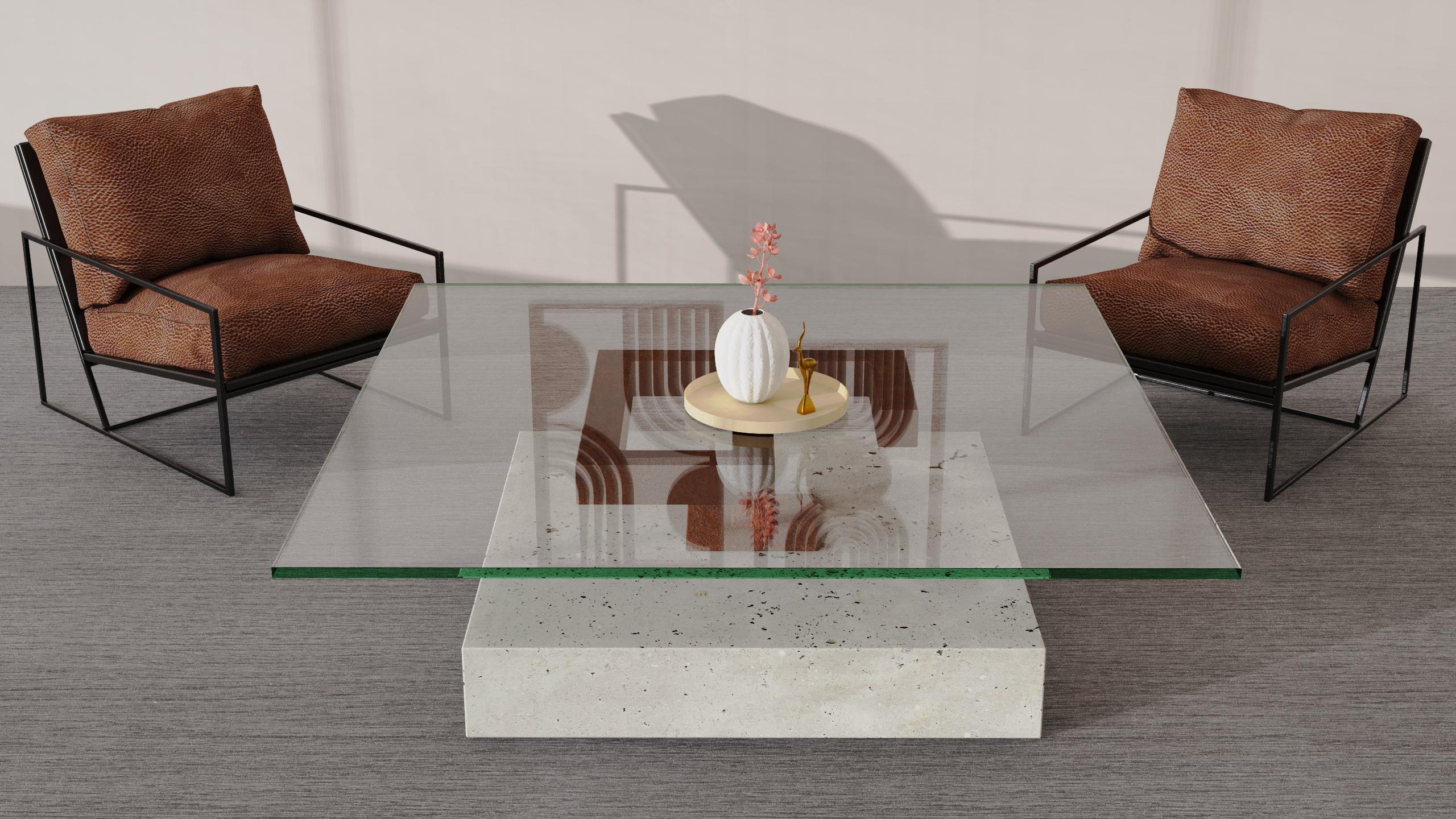 Grito Marble Coffee Table Contemporary Design Sculptural Furniture Joaquín Moll For Sale 2