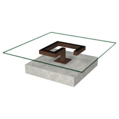 Grito Marmor Couchtisch Zeitgenössisches Design Skulpturale Möbel Joaquín Moll