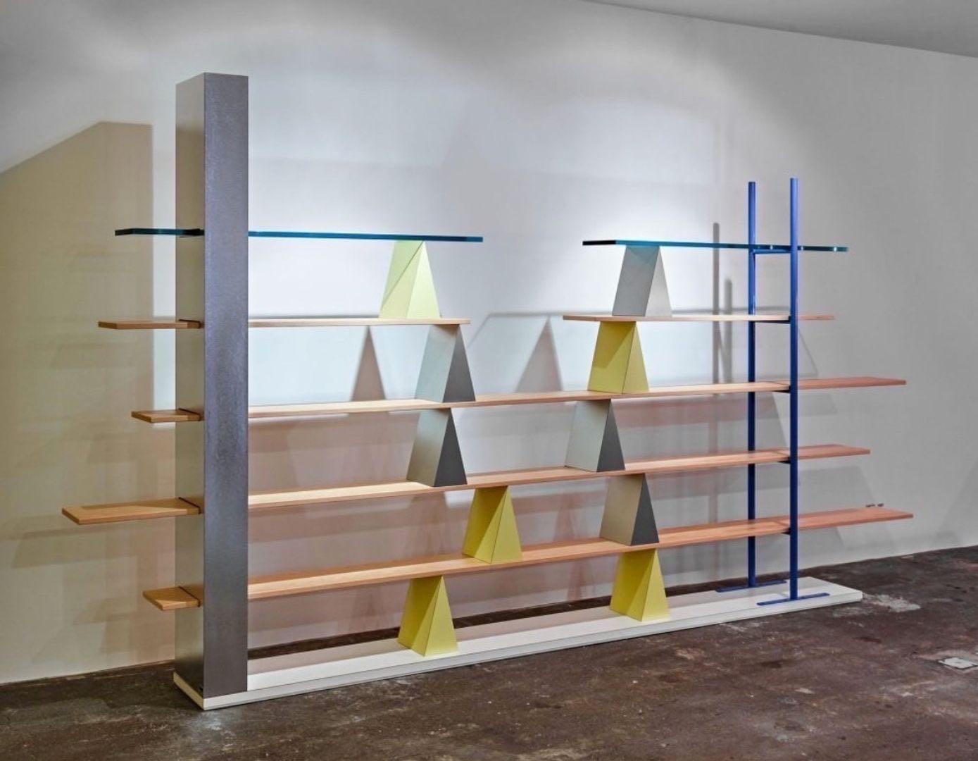 Gritti Bookcase by Memphis, Andrea Branzi For Sale 1