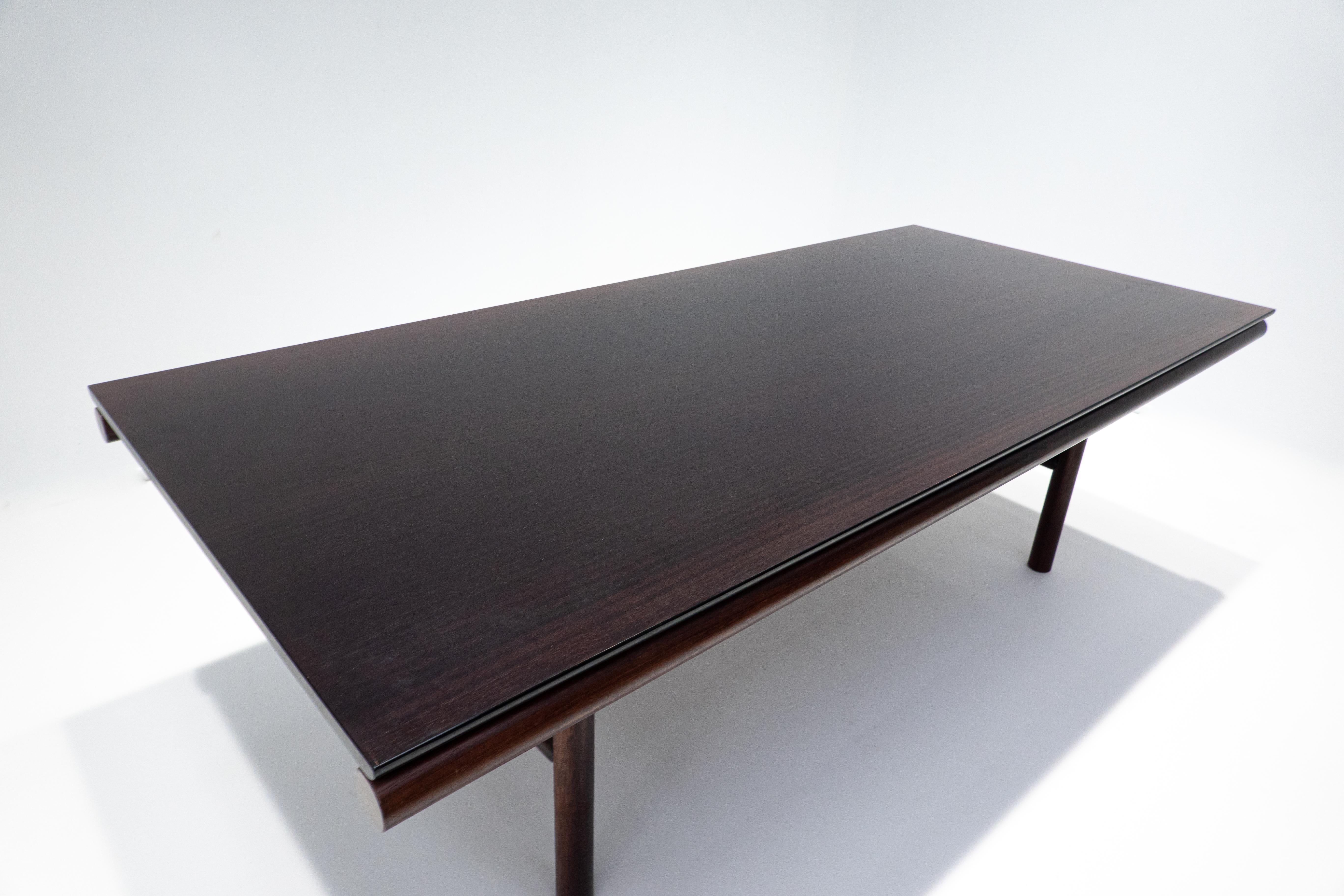 Italian Gritti Wooden Dining Table by Carlo Scarpa for Simon International, 1970s