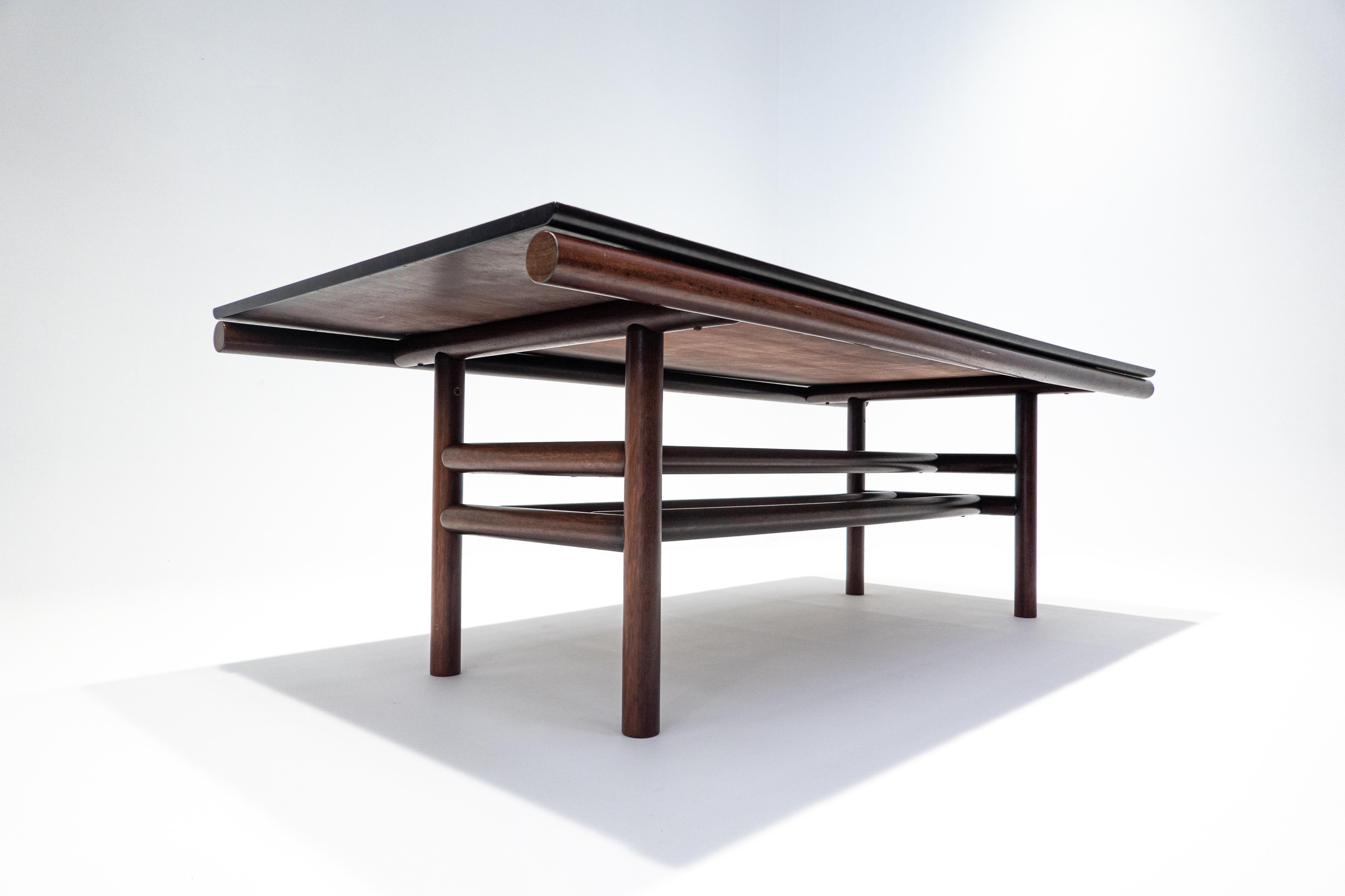 Gritti Wooden Dining Table by Carlo Scarpa for Simon International, 1970s In Good Condition In Brussels, BE