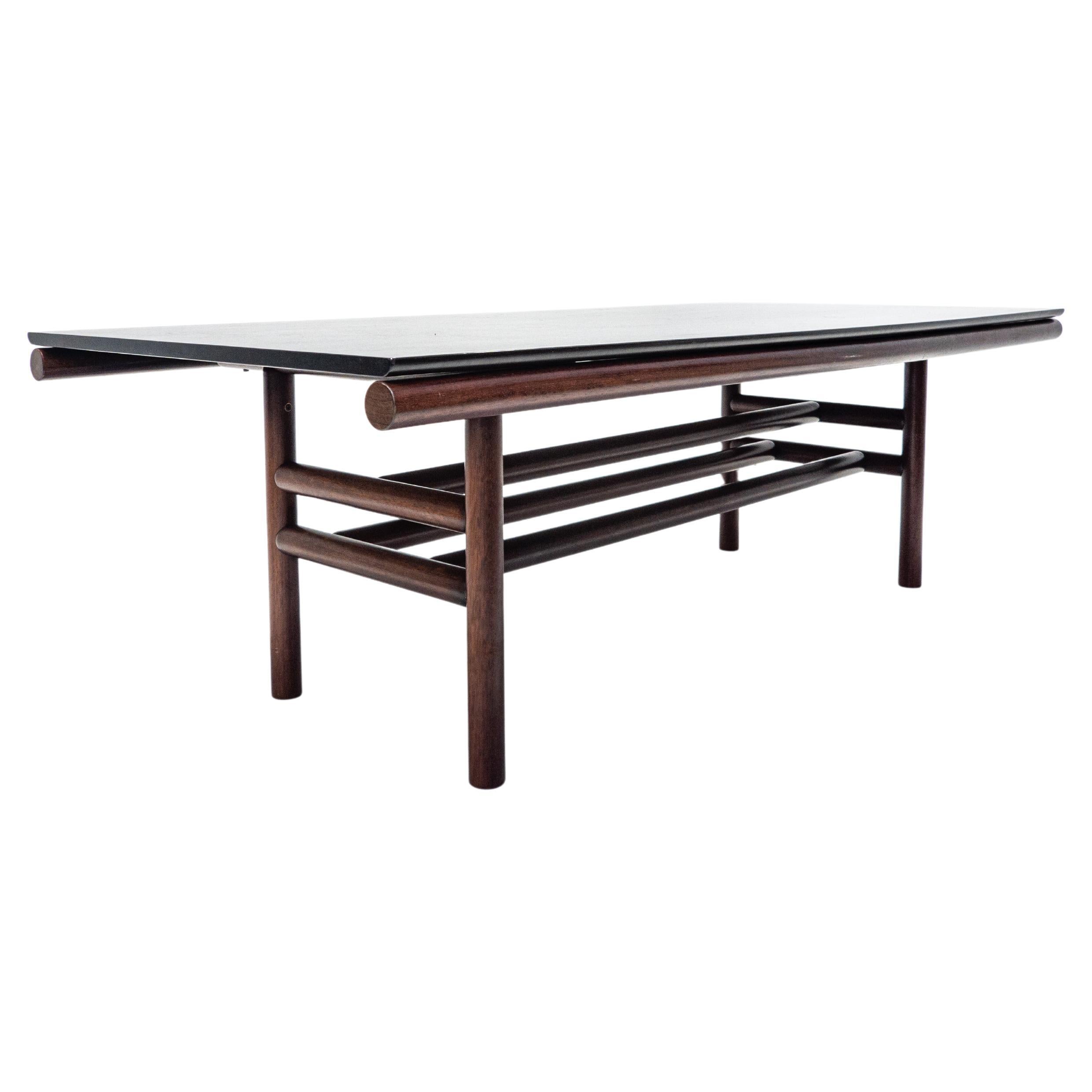 Gritti Wooden Dining Table by Carlo Scarpa for Simon International, 1970s