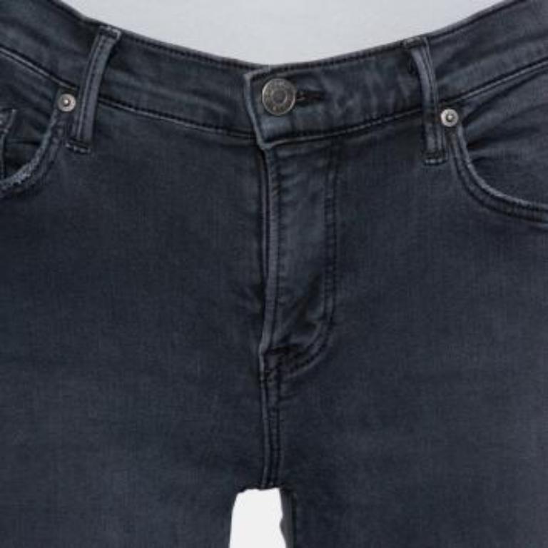 Grlfrnd Grey Denim Distressed Skinny Candice Jeans M For Sale 4