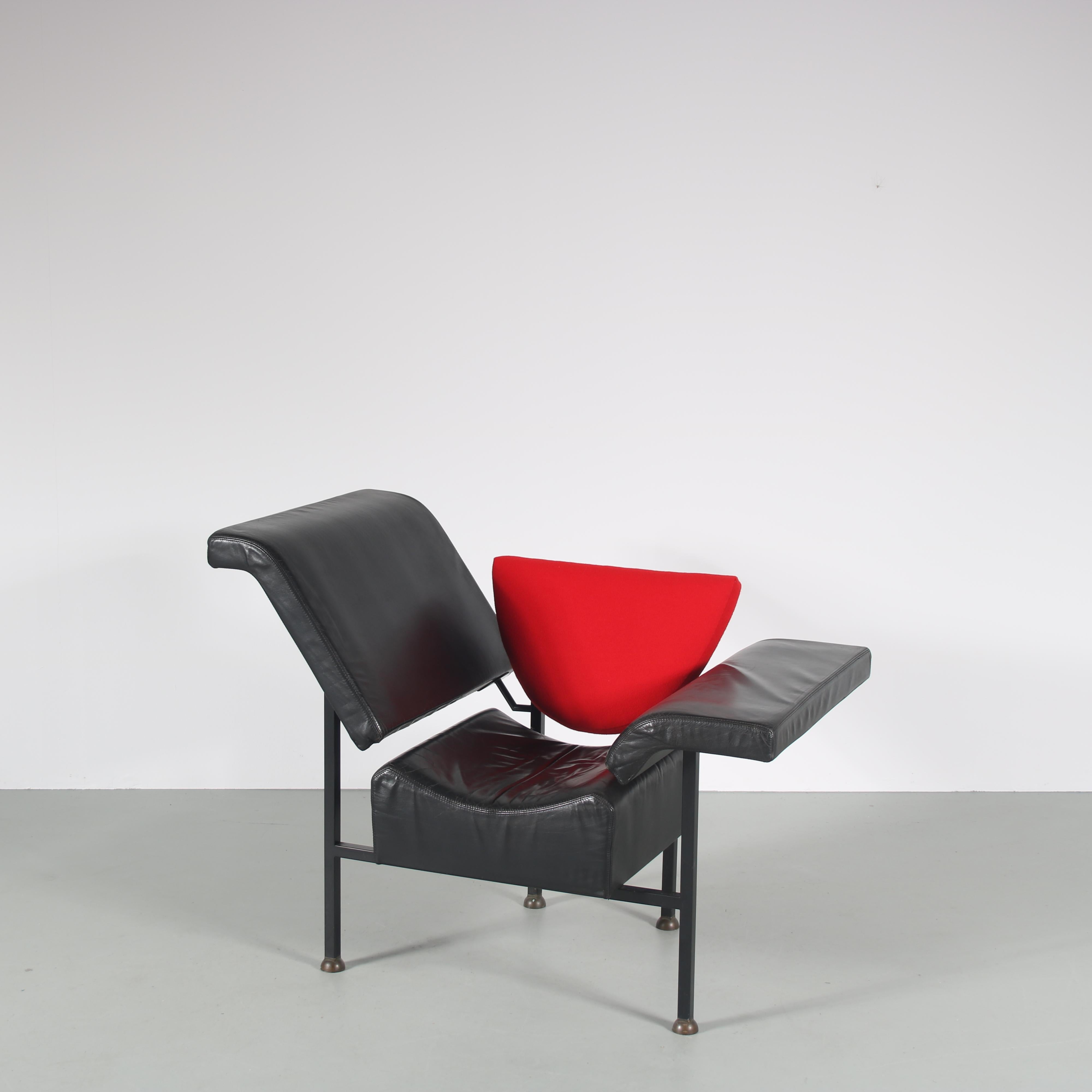 Dutch “Groeten Uit Holland” Chair by Rob Eckhardt for Pastoe, Netherlands, 1980