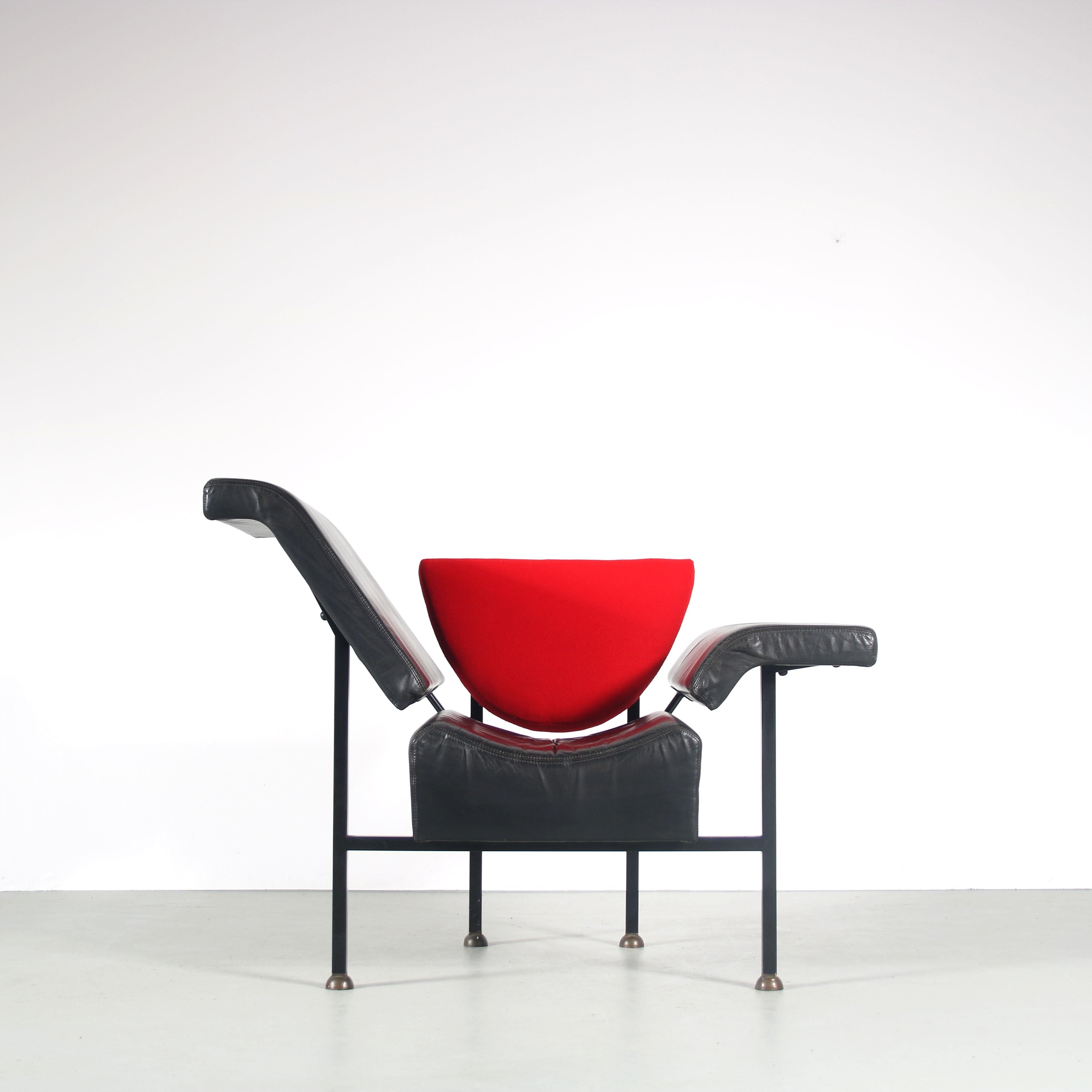 “Groeten Uit Holland” Chair by Rob Eckhardt for Pastoe, Netherlands, 1980 In Good Condition In Amsterdam, NL