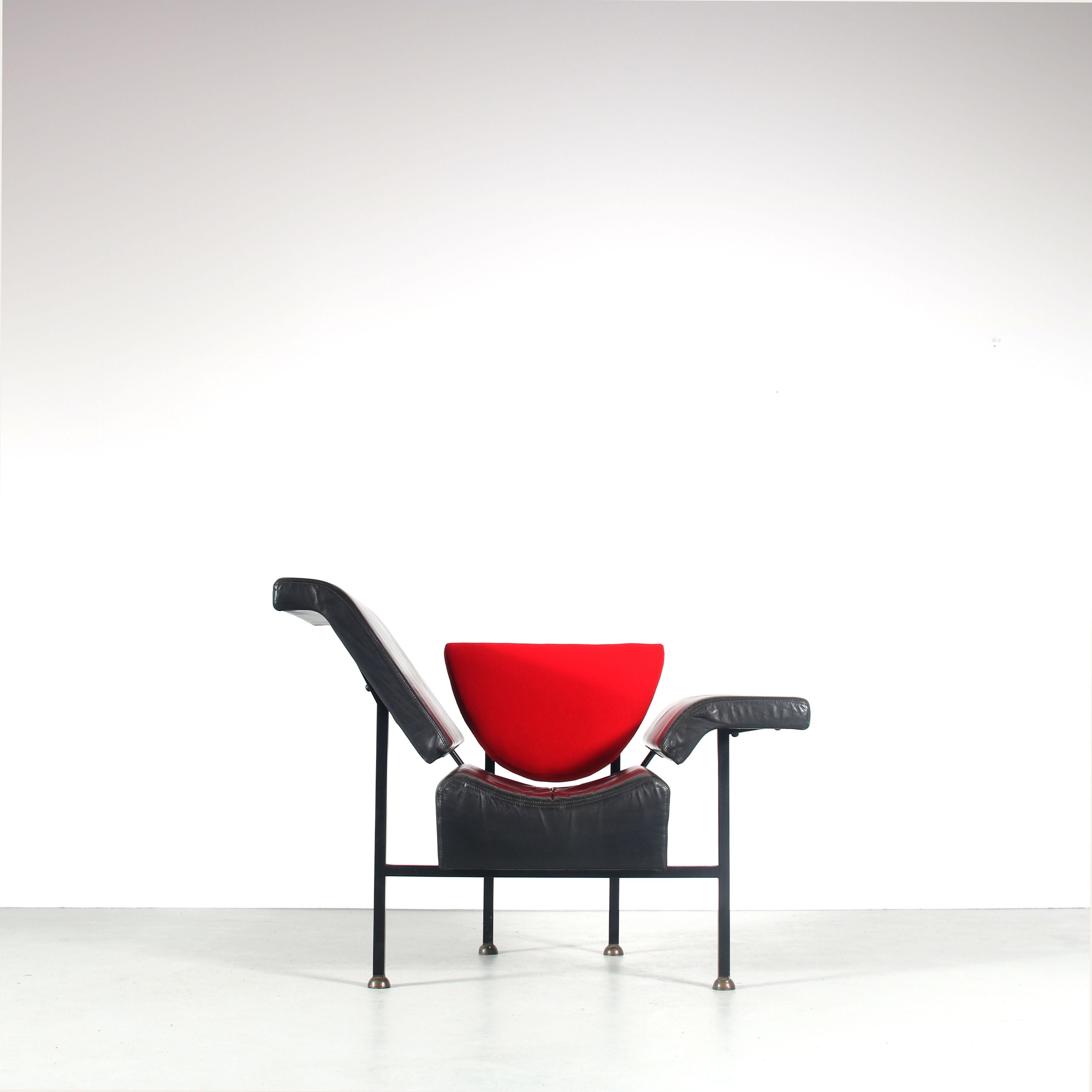 Late 20th Century “Groeten Uit Holland” Chair by Rob Eckhardt for Pastoe, Netherlands, 1980