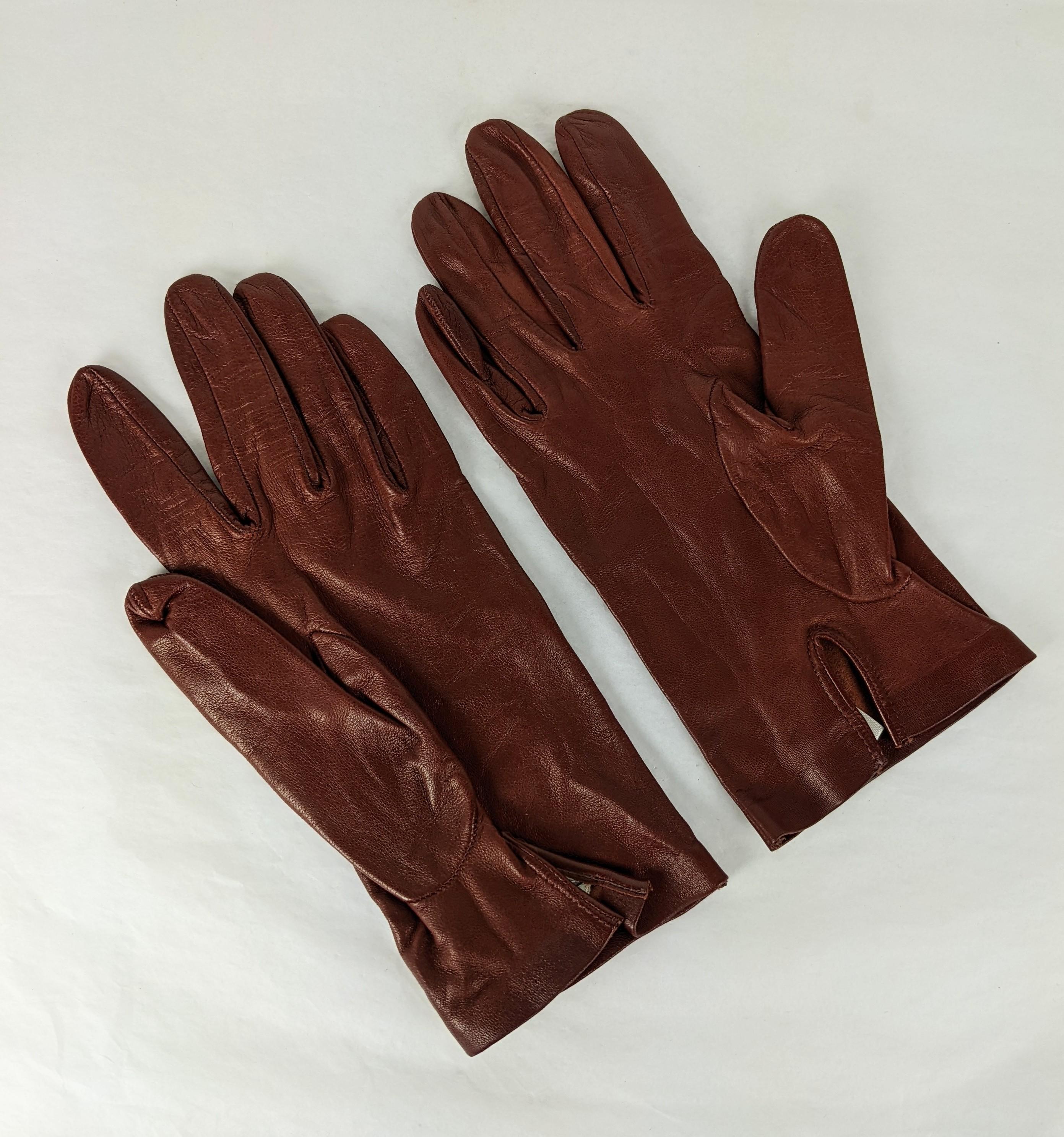 calf skin working gloves