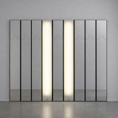 Gronda Modular Mirror Wall System by Luciano Bertoncini, Elco, Italy, 1970