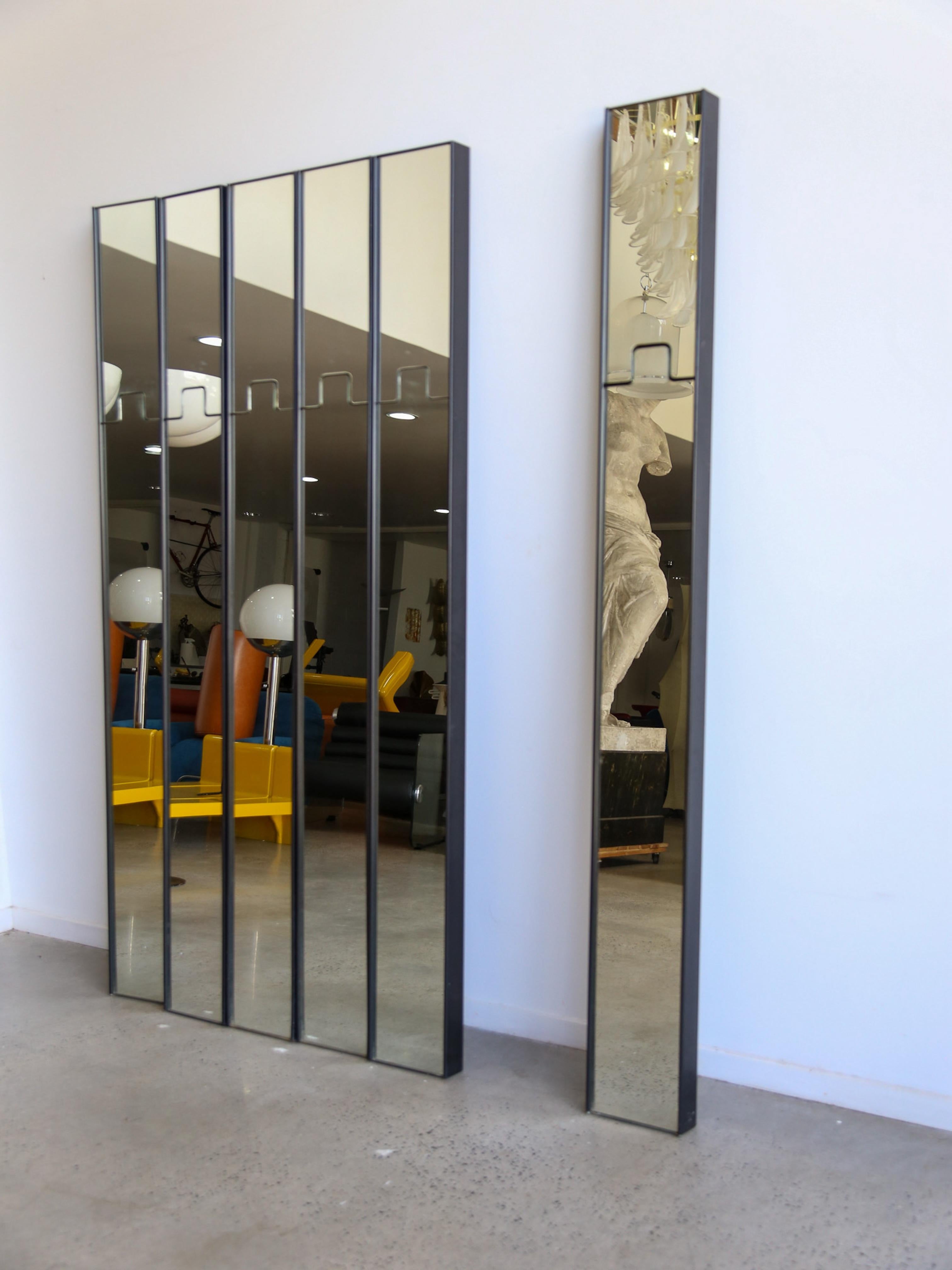 Gronda Modular Mirrors with Coat Hanger by Luciano Bertoncini for Elco 3