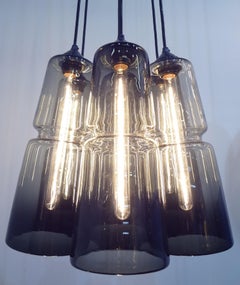 Groove Series Aurae Chandelier Customizable Modern Handmade Lighting