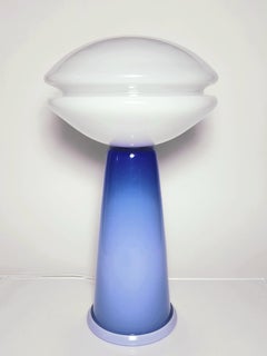Groove Series Futura Table Lamp in Blue Contemporary Lighting Design